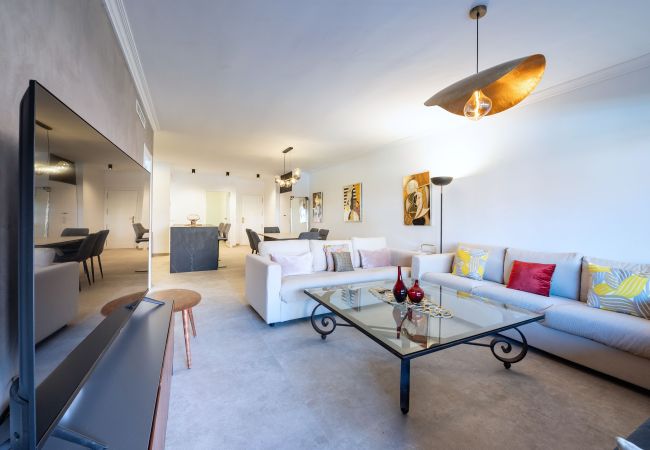 Ferienwohnung in Marbella - Moderno apartamento vacacional en planta baja – Embrujo Playa, Puerto Banús